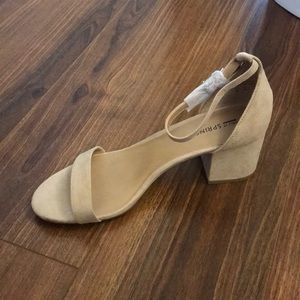 Call it Spring suede block heel sandals